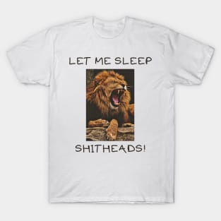 Let me sleep shitheads T-Shirt